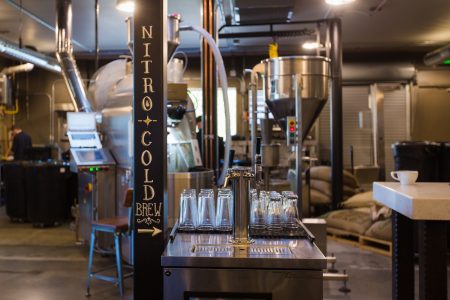 Exclusive Woods Coffee Roastery Tour for 8, Merch, Gift Card & Coffee + Case of BGC Commemorative Dunham Trutina Wine